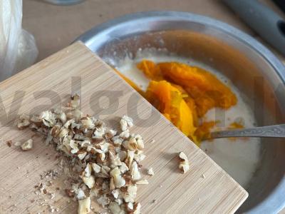 Aromatingas moliūgų pyragas su kremu Žingsnis 3