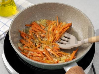 Vegetariškas sriuba iš šaldytų grybų Žingsnis 5