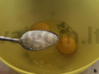 Blynai ant alaus ir pieno Žingsnis 1