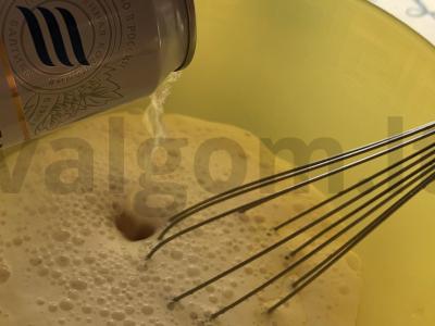 Blynai ant alaus ir pieno Žingsnis 4