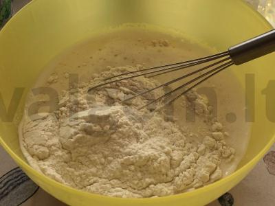 Blynai ant alaus ir pieno Žingsnis 7