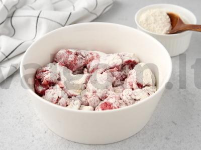 Išminties sriuba su jautiena, daržovėmis ir aguonomis Žingsnis 2