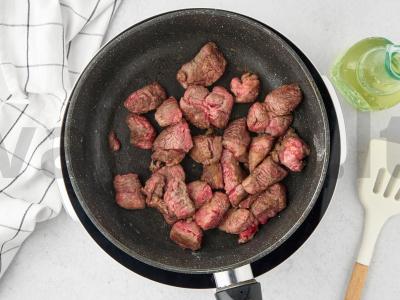 Išminties sriuba su jautiena, daržovėmis ir aguonomis Žingsnis 3