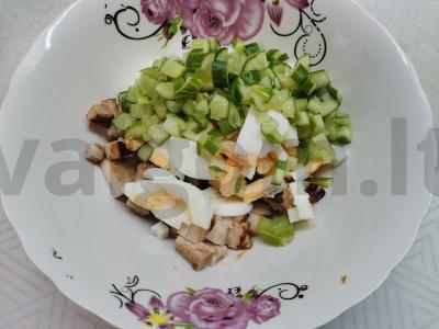 Šventinis salotas su bulvytėmis fri Žingsnis 3