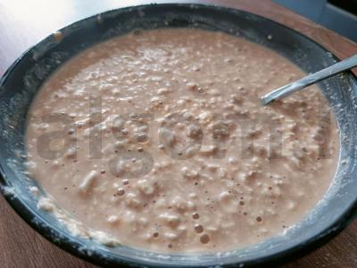 Bezlaktokiniai blynai su varške Žingsnis 2