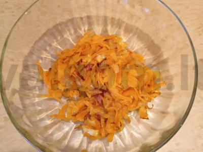 Salotos su grybais ir džiovintais abrikosais Žingsnis 6