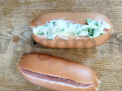 Įdarytos dešrelės su česnako padažu Žingsnis 5