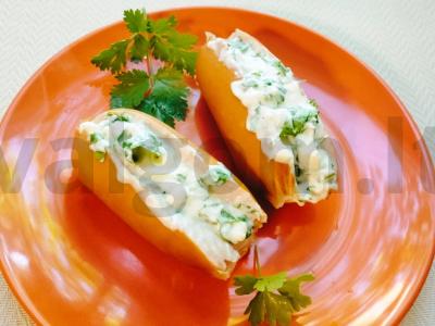 Įdarytos dešrelės su česnako padažu Žingsnis 7