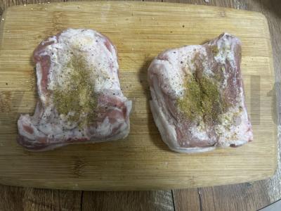 Kiaulienos šonkauliai su sojų padažu orkaitėje Žingsnis 1