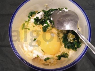 Sūrio ir varškės vokeliai Žingsnis 3