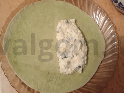 Sūrio ir varškės vokeliai Žingsnis 4