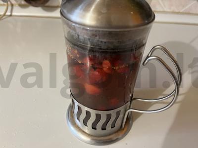 Vyšnių arbata su cinamonu Žingsnis 7