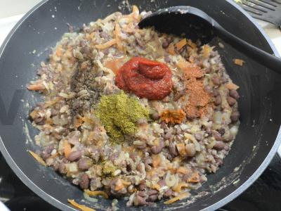 Raudonųjų pupelių lobio su kalendra ir adžika Žingsnis 6