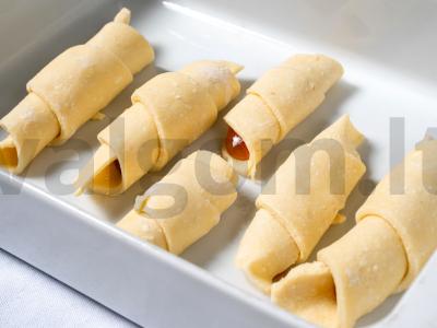 Varškės rageliai su džemu Žingsnis 6