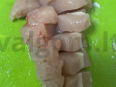 Kiaulienos kotletai iš triušio filė Žingsnis 1