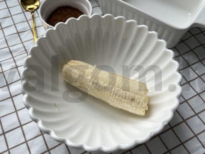 Kepta avižinė košė su kakava pusryčiams Žingsnis 1