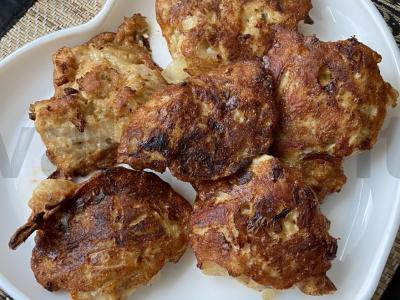 Smulkintos vištienos kotletai su česnaku Žingsnis 3