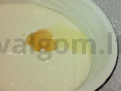 Šokoladinis sūrio pyragas su varškės sūriu Žingsnis 5