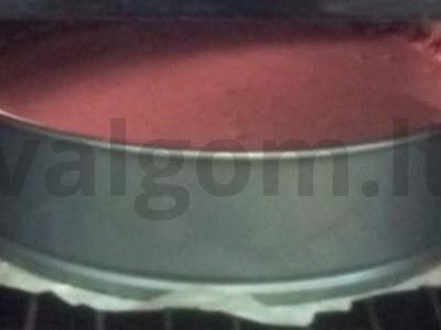 Šokoladinis sūrio pyragas su varškės sūriu Žingsnis 8