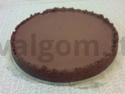 Šokoladinis sūrio pyragas su varškės sūriu Žingsnis 9