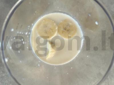 Banano latte su cukrumi Žingsnis 2