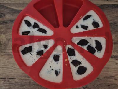 Švelnus sūrio pyragas be kepimo Žingsnis 7