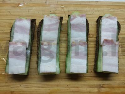 Sumuštiniai su šonine, agurku ir ridikėliais Žingsnis 3