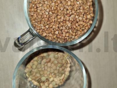 Grikių ir lęšių košė Žingsnis 1