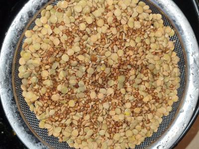 Grikių ir lęšių košė Žingsnis 2