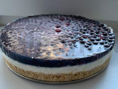 Uogų sūrio pyragas Žingsnis 8