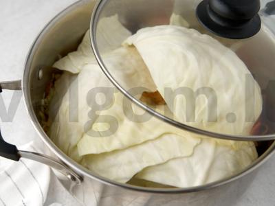 Rūgštaus kopūsto su marinuotais obuoliais Žingsnis 9