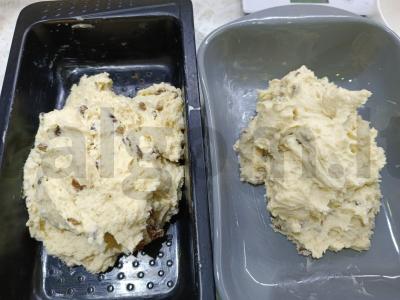 Varškės keksiukas su razinomis Žingsnis 12