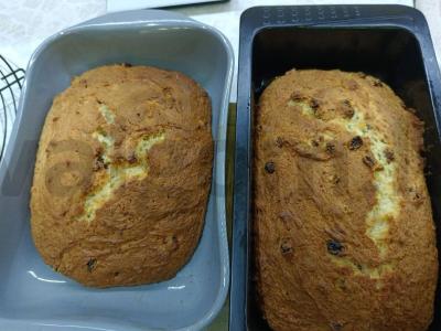 Varškės keksiukas su razinomis Žingsnis 13