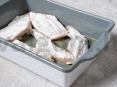 Menkių filė su sūriu orkaitėje Žingsnis 4