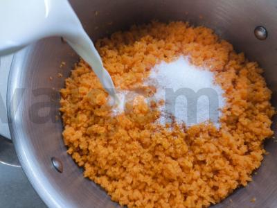 Morkų kotletai su manų kruopomis Žingsnis 2