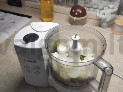 Kotletai su daržovėmis (pusgaminiai) Žingsnis 1