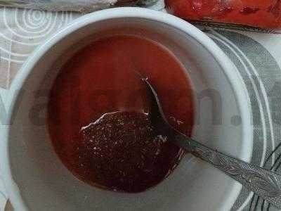 Aštrus karamelizuotas vištienos filė Žingsnis 6