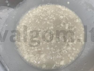 Suktinė bandelė Žingsnis 1