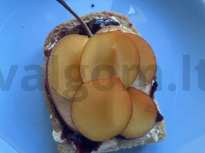 Saldus sumuštinis su vaisiais Žingsnis 4