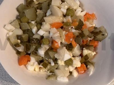 Naujųjų metų salotas Žingsnis 2