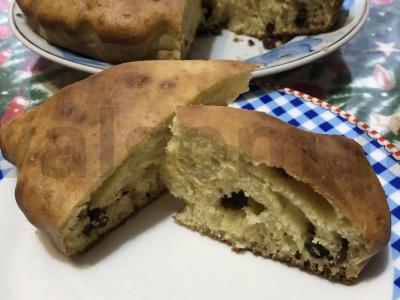 Grietinės pyragas su razinomis Žingsnis 10