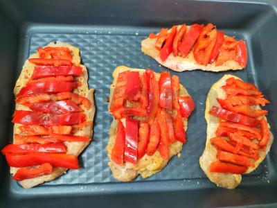 Kiaulienos kepsniai su paprika ir sojų padažu Žingsnis 4