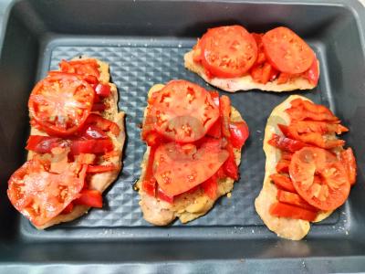 Kiaulienos kepsniai su paprika ir sojų padažu Žingsnis 5