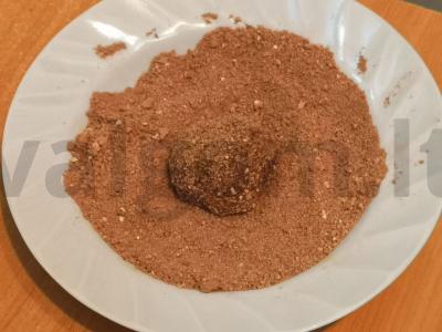 Keksiukai „Bulvė“ su likieriumi Žingsnis 9