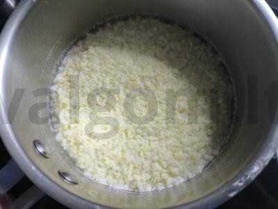 Kvietinių ir grikių košė Žingsnis 4