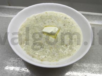 Kvietinių ir grikių košė pagrindine nuotrauka