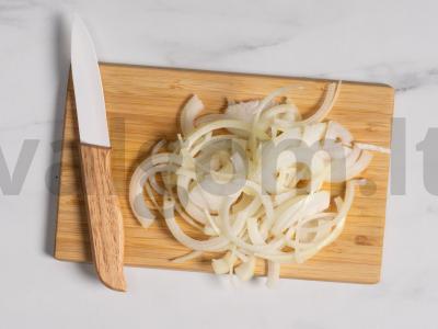 Kalakutienos kepenėlės grietinėje Žingsnis 1