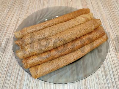 Šokoladiniai-vaniliniai blynai su kefyru Žingsnis 12