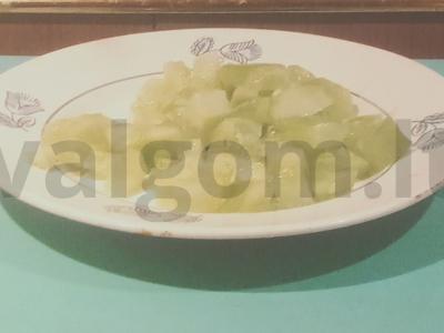 Vasaros salotos iš šviežių daržovių Žingsnis 2