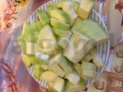 Troškinti cukinijos su provanso žolelėmis, majonezu ir be glitimo prieskoniu Žingsnis 1